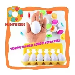 AFM - Huevos Montessori Juguete Para Niños que Encajan En Formas