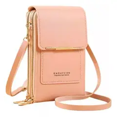 GENERICO - Bolso Billetera Porta Celular Manos Libres Cartera