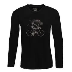CREACIONES NU CROWN - Camiseta Manga Larga Esqueleto Bicicleta bicycle hombre NU CROWN