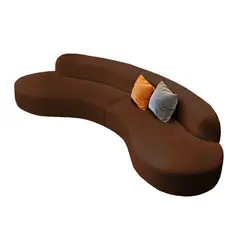 GENERICO - SALA MODERNA NEZUKO MICROFIBRA CAFÉ