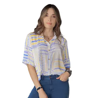 RUTTA - Camisa Mujer Estampado 9757
