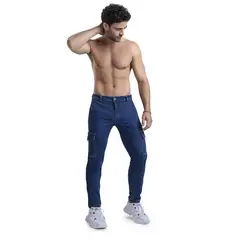 MARKETING PERSONAL - Pantalón Hombre Azul Oscuro Mp 6106