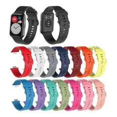 GENERICO - 2 manillas de repuesto para huawei watch fit + protector pantalla 5d