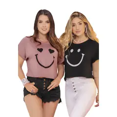 ATYPICAL - Camiseta Mujer Palo De Rosa 96282