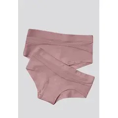 FORMAS INTIMAS - Cachetero Paq X2 Infantil Palo De Rosa Oscuro FI 7680