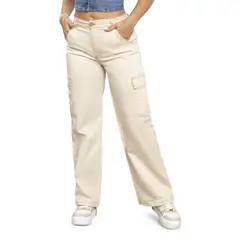 ATYPICAL - Pantalón Mujer Marfil 5488