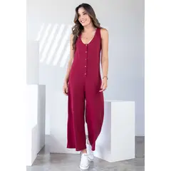 RUTTA - Enterizo Largo Mujer Cereza 450