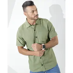 MARKETING PERSONAL - Camisa Hombre Verde Oliva Mp 5113