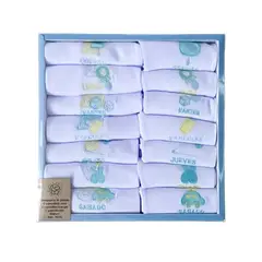 EL ROPERO DE SARITA - Semana Encantada: Set Semanario 14 Piezas Blanco Celeste.