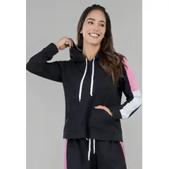 FORMAS INTIMAS - Buzo Mujer Negro FI 5564