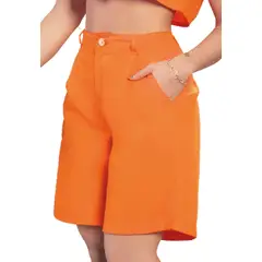 ATYPICAL - Bermuda Short Mujer Naranja 89576