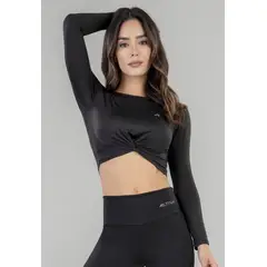 FORMAS INTIMAS - Crop Top Mujer Negro FI 79205