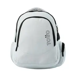 TOTTO - Morral Escolar Porta PC 15.4" Luciano 2.0 Gris