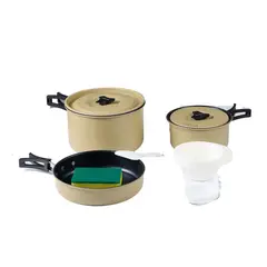 TERRAFORCE - Set Ollas Aluminio Anti-Adherente 3 Piezas L