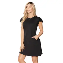 MARKETING PERSONAL - Vestido Corto Mujer Negro Mp 68383