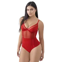FORMAS INTIMAS - Body Mujer Rojo FI 33916