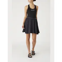 CALVIN KLEIN - Minifalda De Satén Reciclado Negro