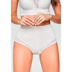 FORMAS INTIMAS - Panty Mujer Marfil Estampado FI 88162