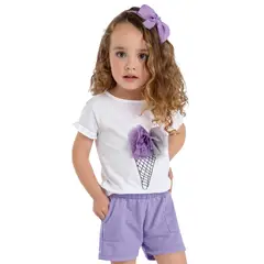 MARKETING PERSONAL - Conjunto Infantil Femenino Blanco Mp 89767