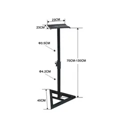GENERICO - Base para Monitores de Estudio Par - Negra
