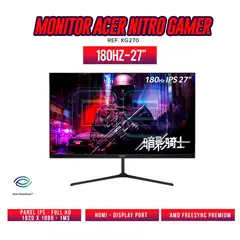 ACER - MONITOR GAMER NITRO KG270 27 Pulg IPS- FHD 1MS - Tasa 180HZ