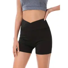 FRIOLENTA - Biker Short deportivo Corto Negro Suplex