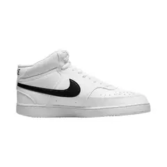 NIKE - Tenis Court Vision Mid Nn-Blanco/Negro