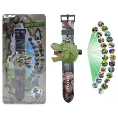 GENERICO - Reloj Niño Juguete Proyector Luz Digital Tiranosaurio Rex