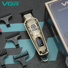 VGR - Cortadora De Pelo Profesional Inalambrica Pantalla Led