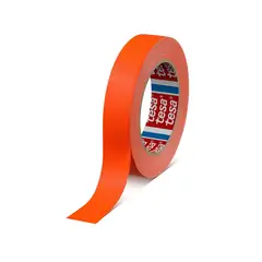TESA - Cinta Gaffer Prem Fluorescente 25mm X 25m Naranja