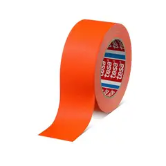 TESA - Cinta Gaffer Prem Fluorescente 50mm X 25m Naranja