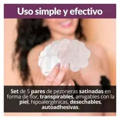 AFM - Cubre Pezones Senos Adhesivo Reutilizable X10 Und
