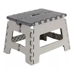 RIMAX - Butaco Gris Plegable Resiste 120 Kilos