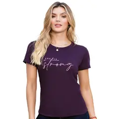 MARKETING PERSONAL - Camiseta Mujer Morado Mp 9670