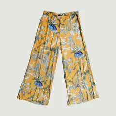 L Y H - Pantalon Para Mujer Amarillo Marca L&H