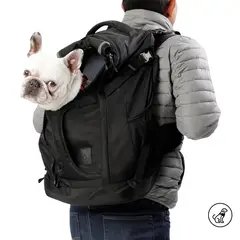 TOTTO - Cargador Para Perros Meraki Negro Grande