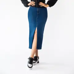 CROYDON - Falda Salome Azul Osc para Mujer