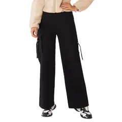 CROYDON - Pantalon Cargo Luppe Negro para Mujer