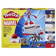PLAY-DOH - Plastilinas Marvel Spider-Man Lanza y Atrapa