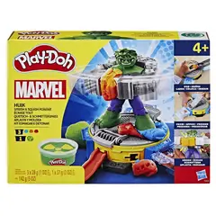 PLAY-DOH - Plastilinas Marvel Set juego Hulk Aplasta y Moldea