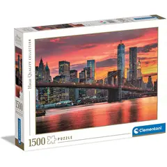 CLEMENTONI - Rompecabezas 1500 Piezas Adulto East River New York Clemento