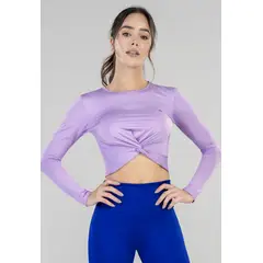 FORMAS INTIMAS - Crop Top Mujer Lila Tech FI 79205
