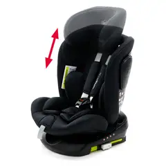 ASALVO - Silla Para Carro Bebe G0123 Tutto Fix Black.