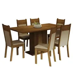 MADESA - Juego de Comedor Augusta con 6 Sillas