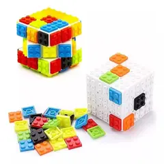 INFANTILES CAJUROMIX - Cubo Rubik Mágico 3x3x3 Bloques Didácticos