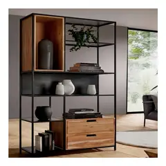 22 GRADOS DECORACION - Estanteria Biblioteca Hicsos 190x140cm 22Grados Decoracion