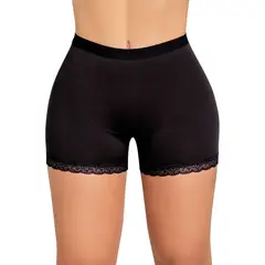 FORMAS INTIMAS - Short Levanta Cola Mujer Negro FI 92340