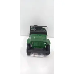 WELLY - CARRO JEEP WILLYS TAPA BAJA VERDE A ESCALA 134 DE COLECCIÓN