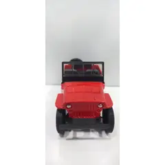 WELLY - CARRO JEEP WILLYS TAPA BAJA ROJO A ESCALA 134 DE COLECCIÓN