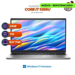 DELL - Portátil Inspiron 15 DC15250 / Intel Core i7-1355U / 24GB RAM / 1TB SSD / 15.6” FHD